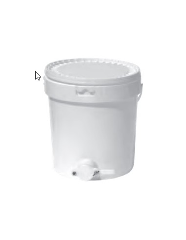 Seau rond plastique 25 kgs